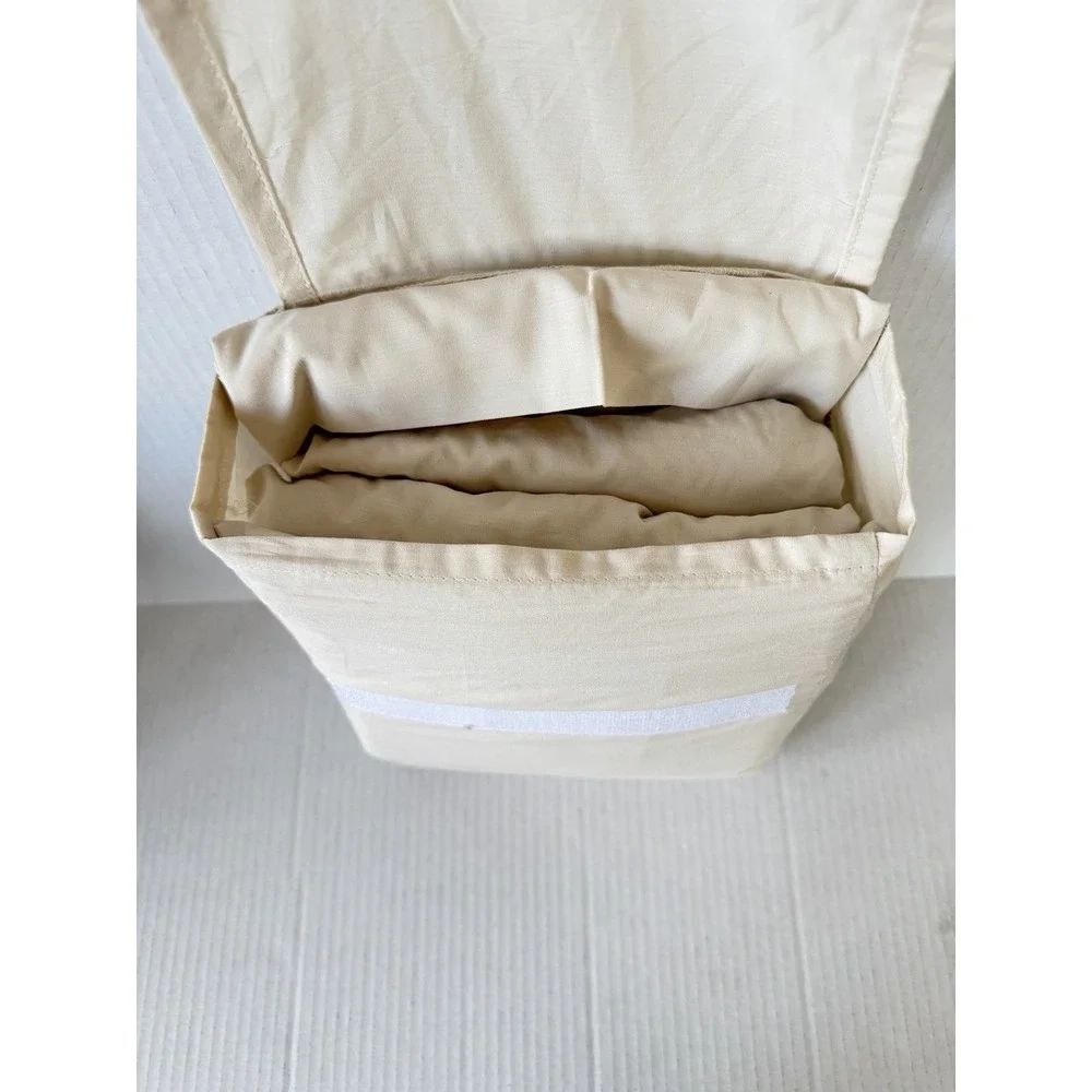 Threshold Twin XL 300 Thread Count Organic Cotton Sheet Set Ivory 3pc New